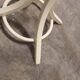Perroquet porte manteau Baumann blanc 1970