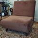 Contemporary convertible armchair