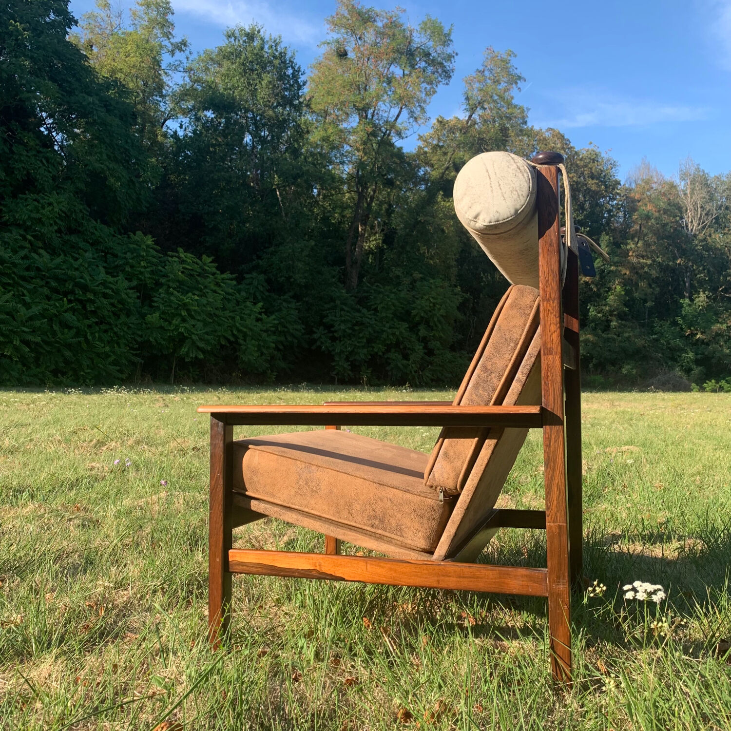 Brazilian rosewood armchair from the 60s, Tônico