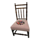 Children's chair Napoleon III wood turned vintage