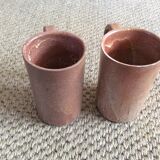 Set of 2 sandstone mugs