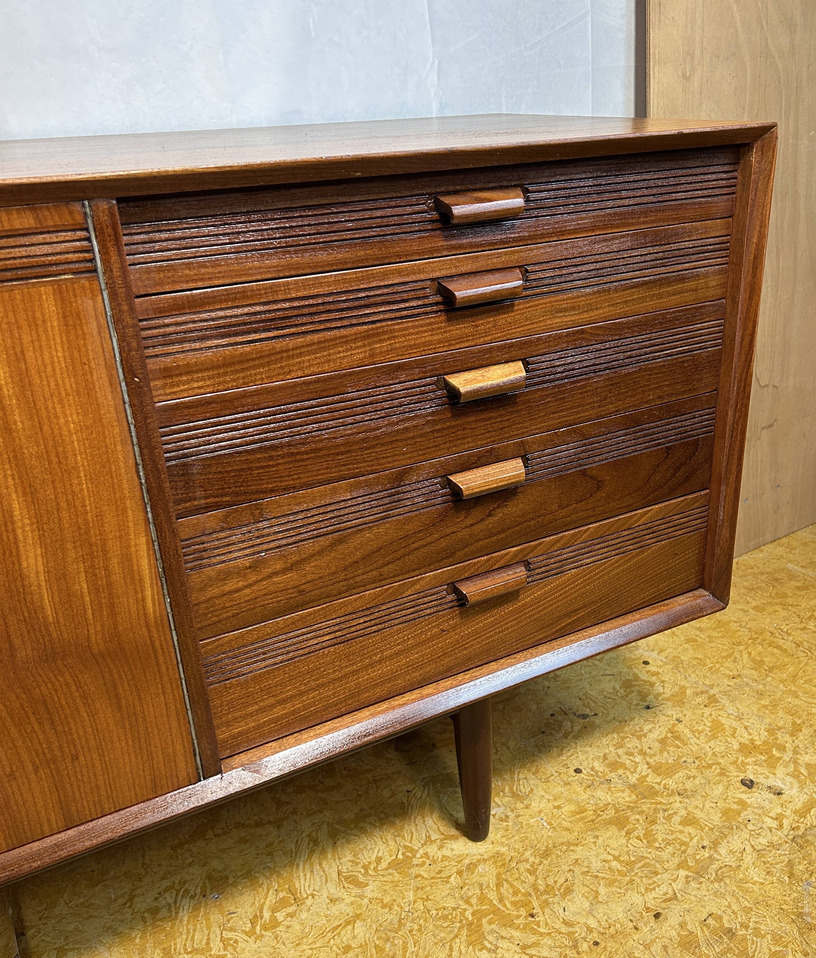Mid-Century Retro Vintage Teak Sideboard by White & Newton 1960 Designer