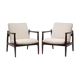 Pair of GFM 64 armchairs from the 1960s.