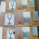 18 verres en cristal série Lilas vintage