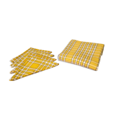 Nappe vichy vintage et 4 serviettes assorties