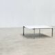 Early PK61 coffee table by Poul Kjaerholm EKC Denmark 1956 with Carrara marble top