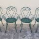 Série de 4 fauteuils de Jardin Fermob en fer ancien