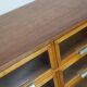 Vintage haberdashery furniture in beech and oak Netherlands 1950s