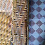 Vintage rattan lounge chair