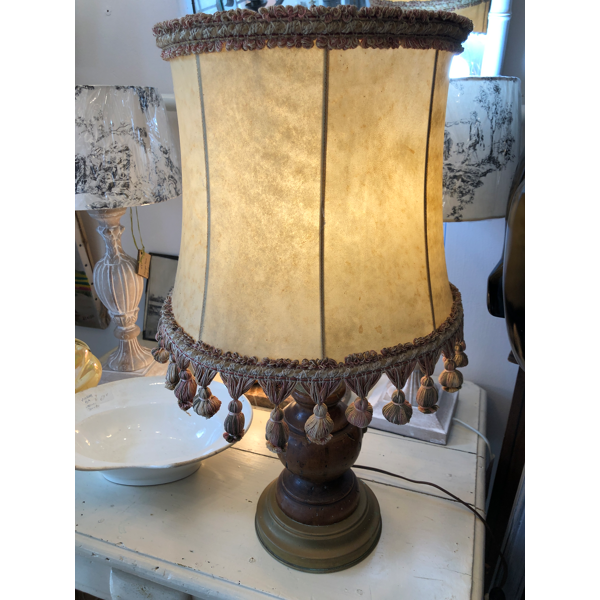 Lampe, abat jour vintage vessie de porc Selency Lampe, abat jour vintage vessie de porc Selency