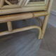 Buffet bas 2 portes -rotin tressé-bambou -cannage