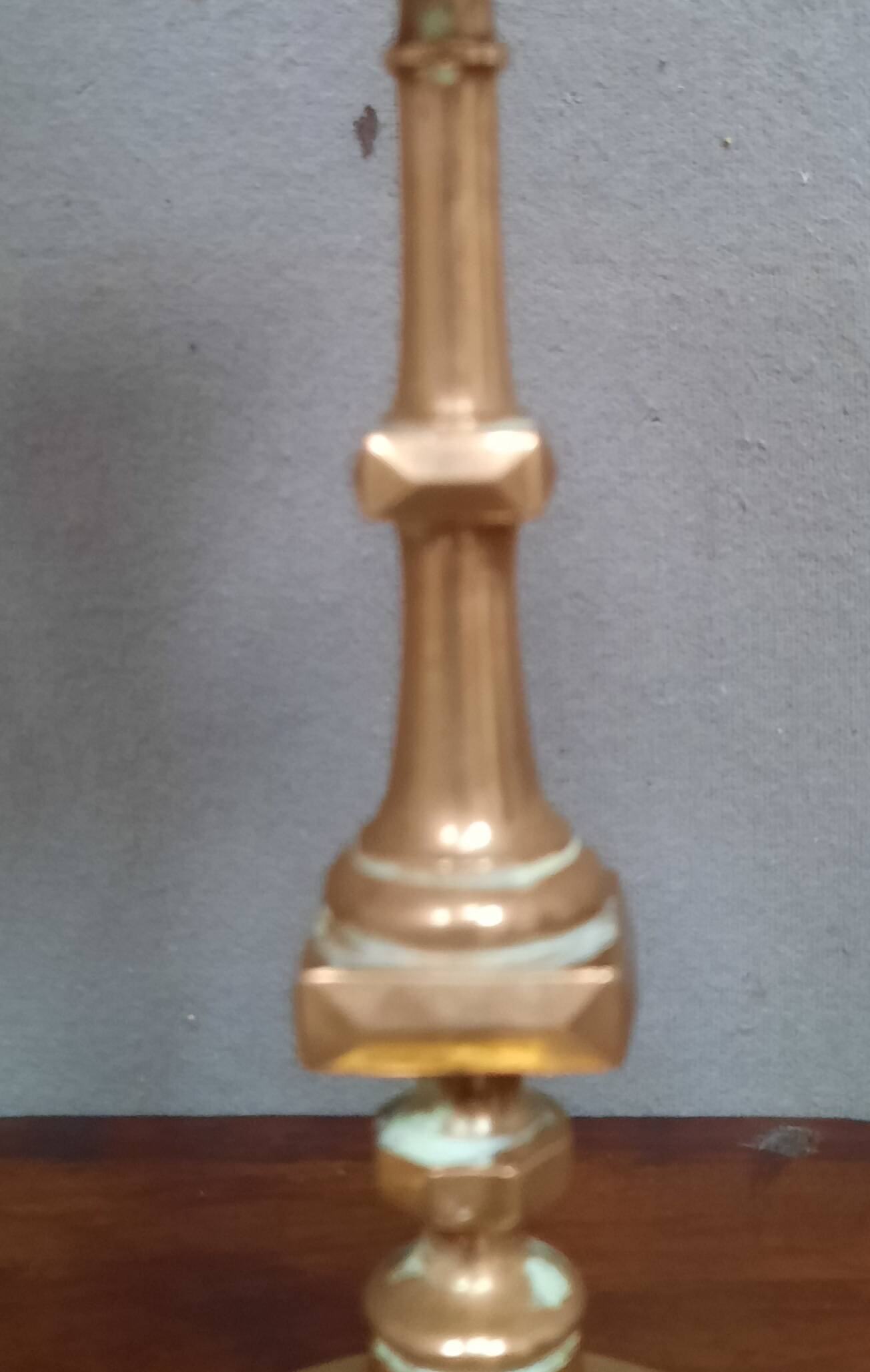 Pair of eighteenth century candlesticks