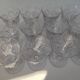 12 Baccarat crystal water and wine glasses, Beaujeu model, mid-20th century.