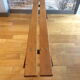 Old teak workshop bench