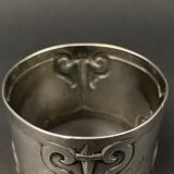 Solid silver towel ring punch minerva denise xxe