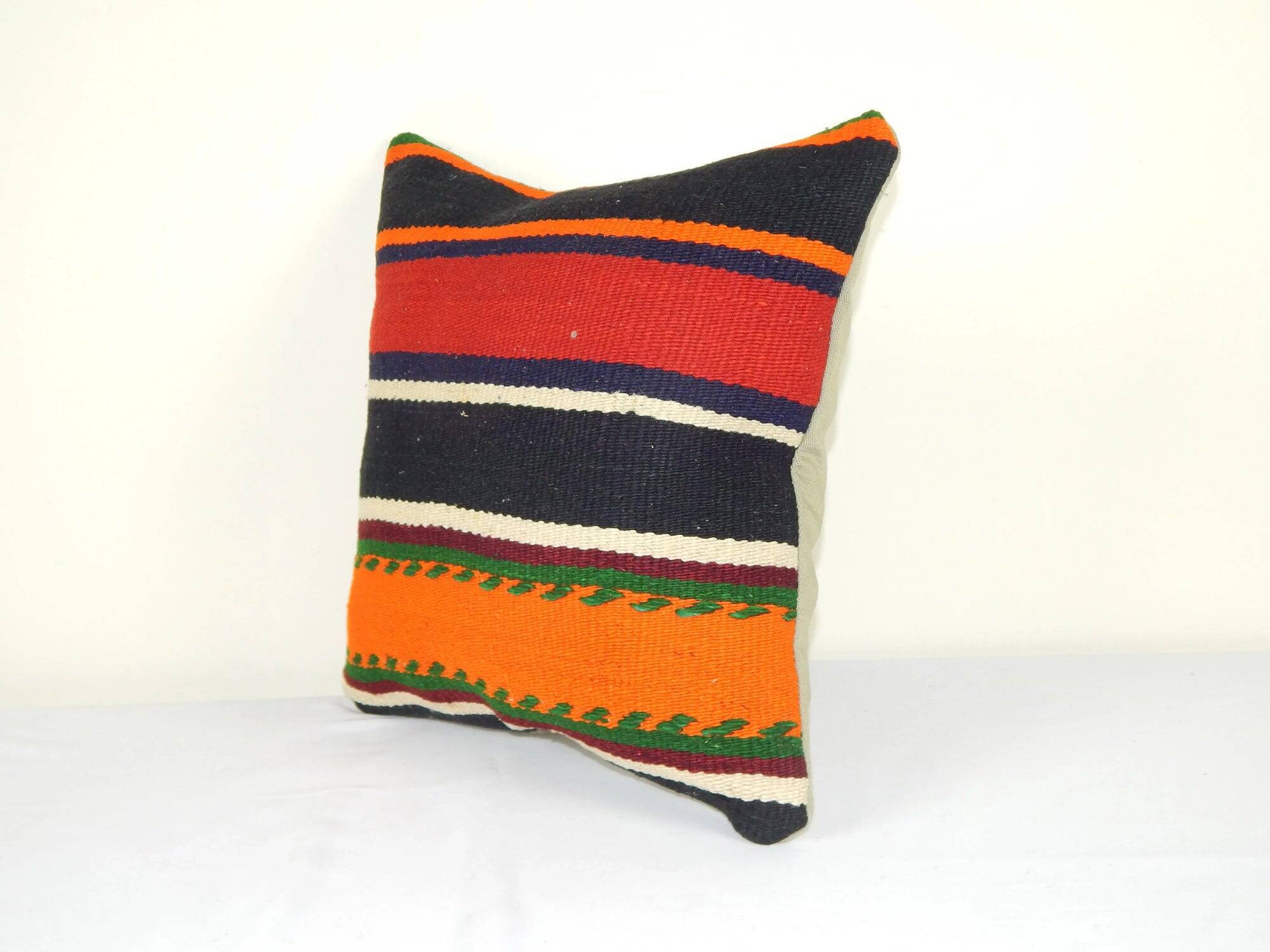 Vintage kilim cushion cover 41x41 cm