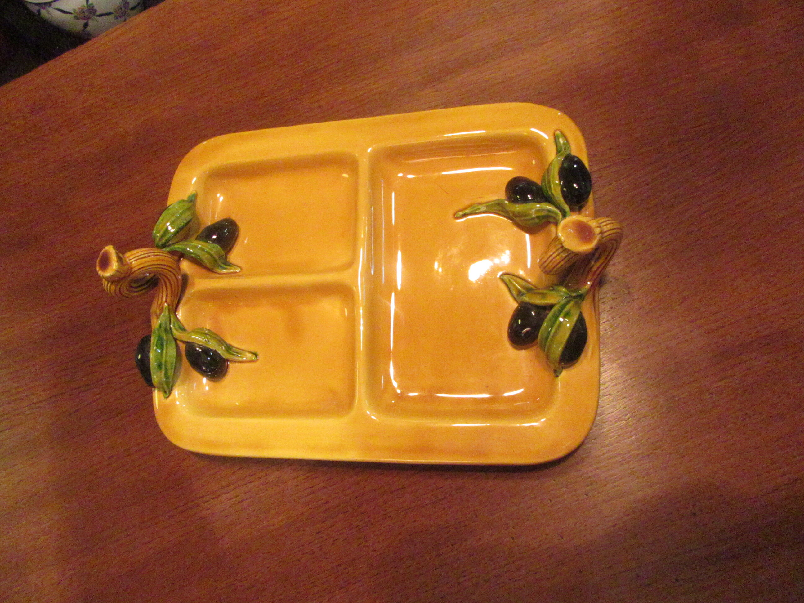 Old ceramic dish vallauris