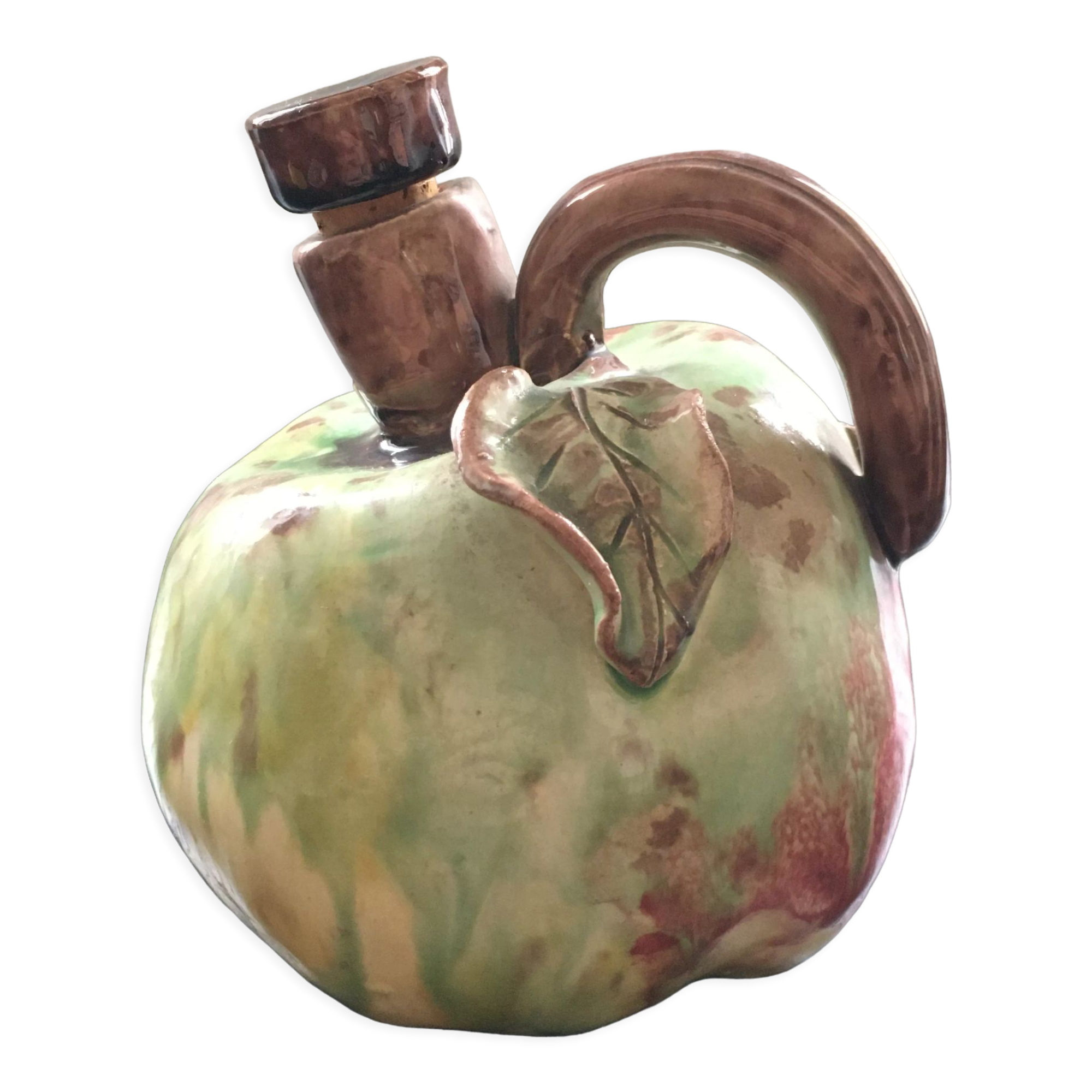 Jug apple in slipware