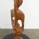 Cubist figurative sculpture by Michel Pedron