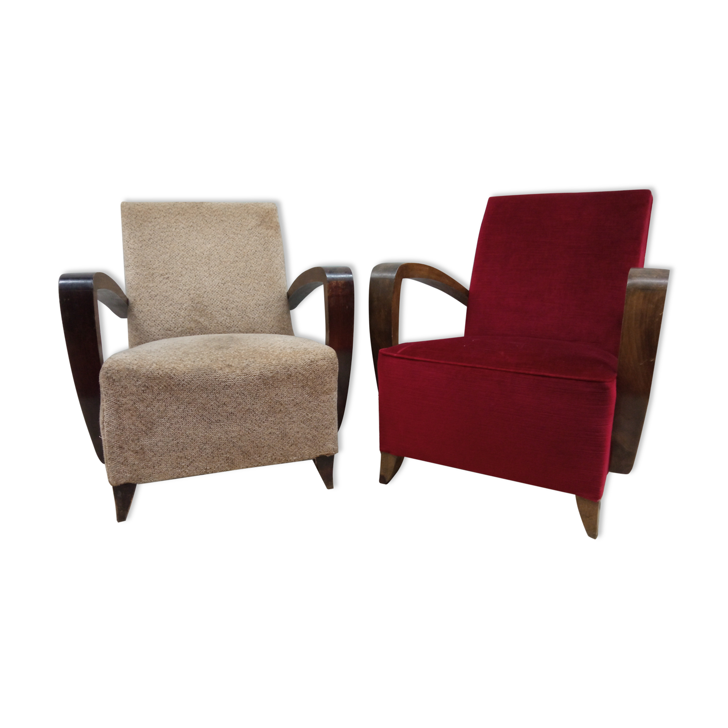 Pair of lounge chairs 1930