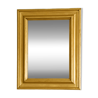 Antique gilded wooden mirror