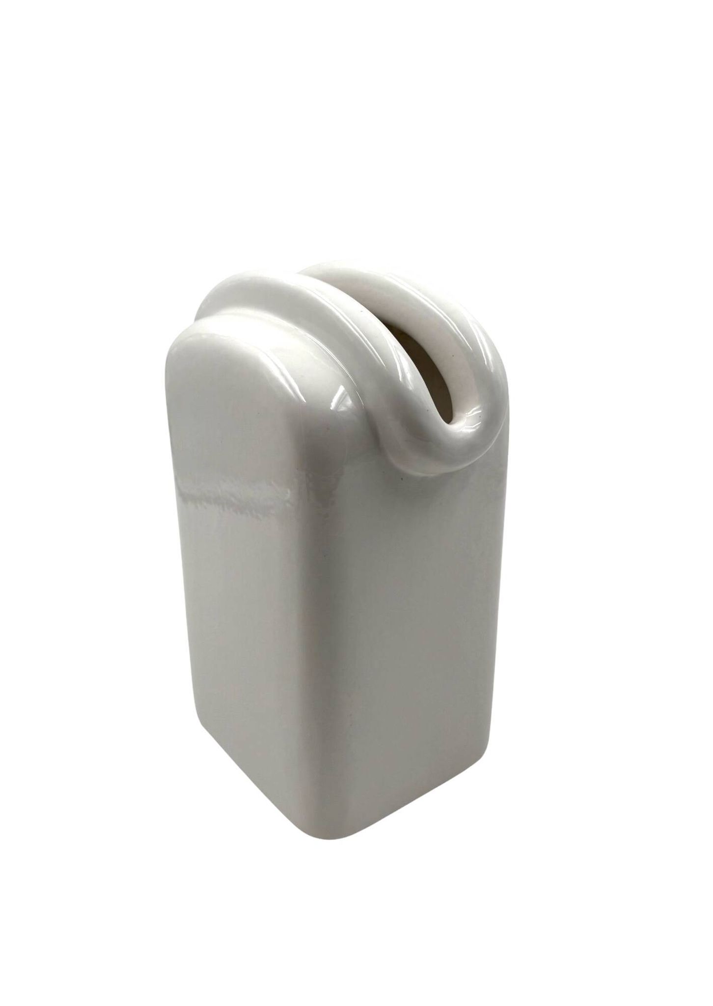 Sergio Asti, vase en céramique moderne, Gabbianelli Italie ca. 1970