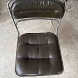 70s sleigh chair