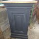 Patinated wooden base for a Medici vase or statue.