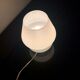 Lampe champignon en opaline blanche