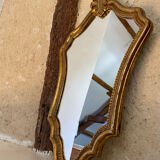 Baroque style gold mirror