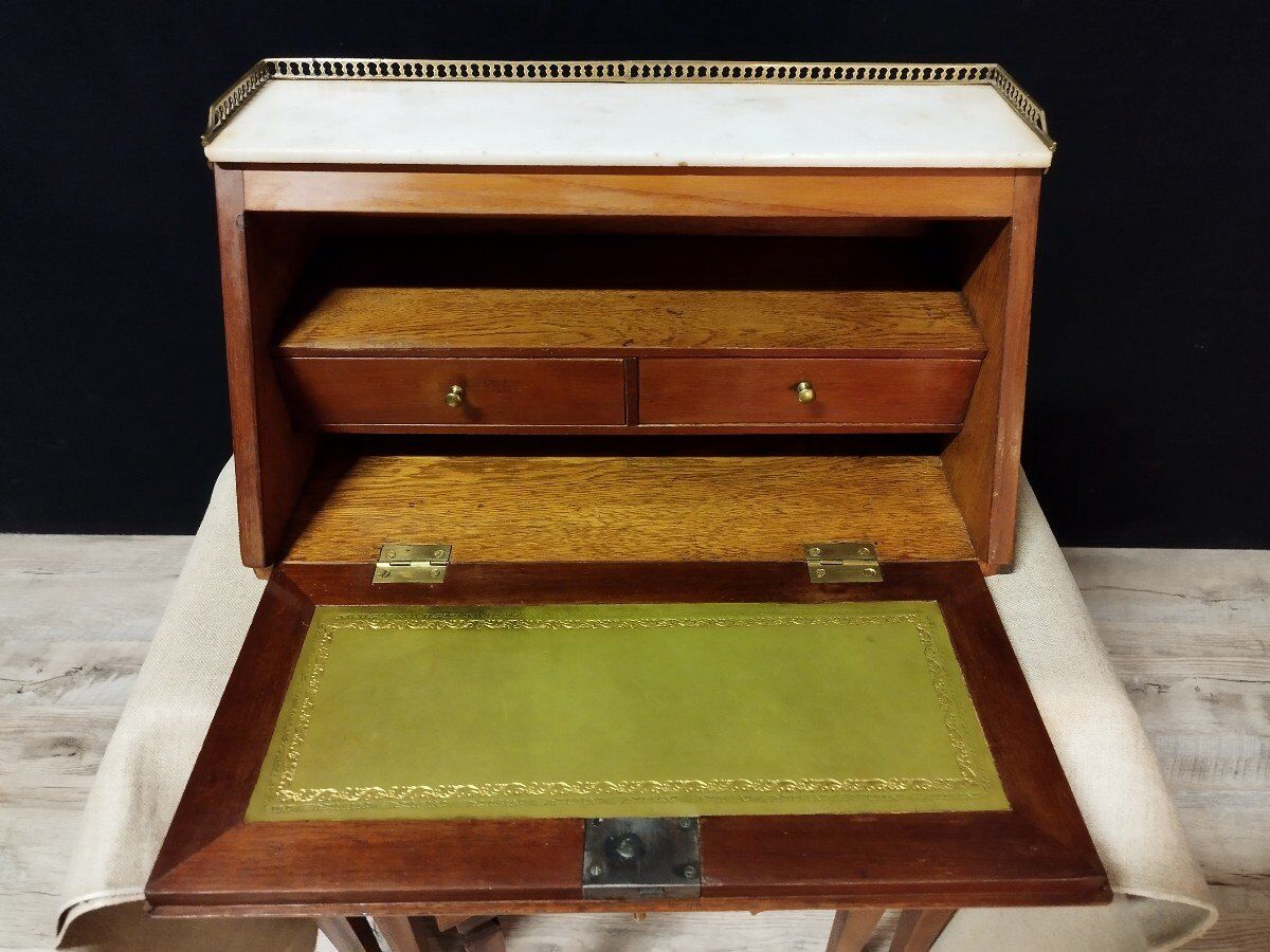 Louis xvi mahogany travel office