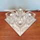 Square ceiling light/wall light Ice Cube, Peill & Putzler, 1970