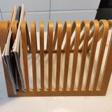 Habitat 1980s 90s bent plywood magazine rack