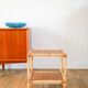 Rattan and cane bedside table, 1960