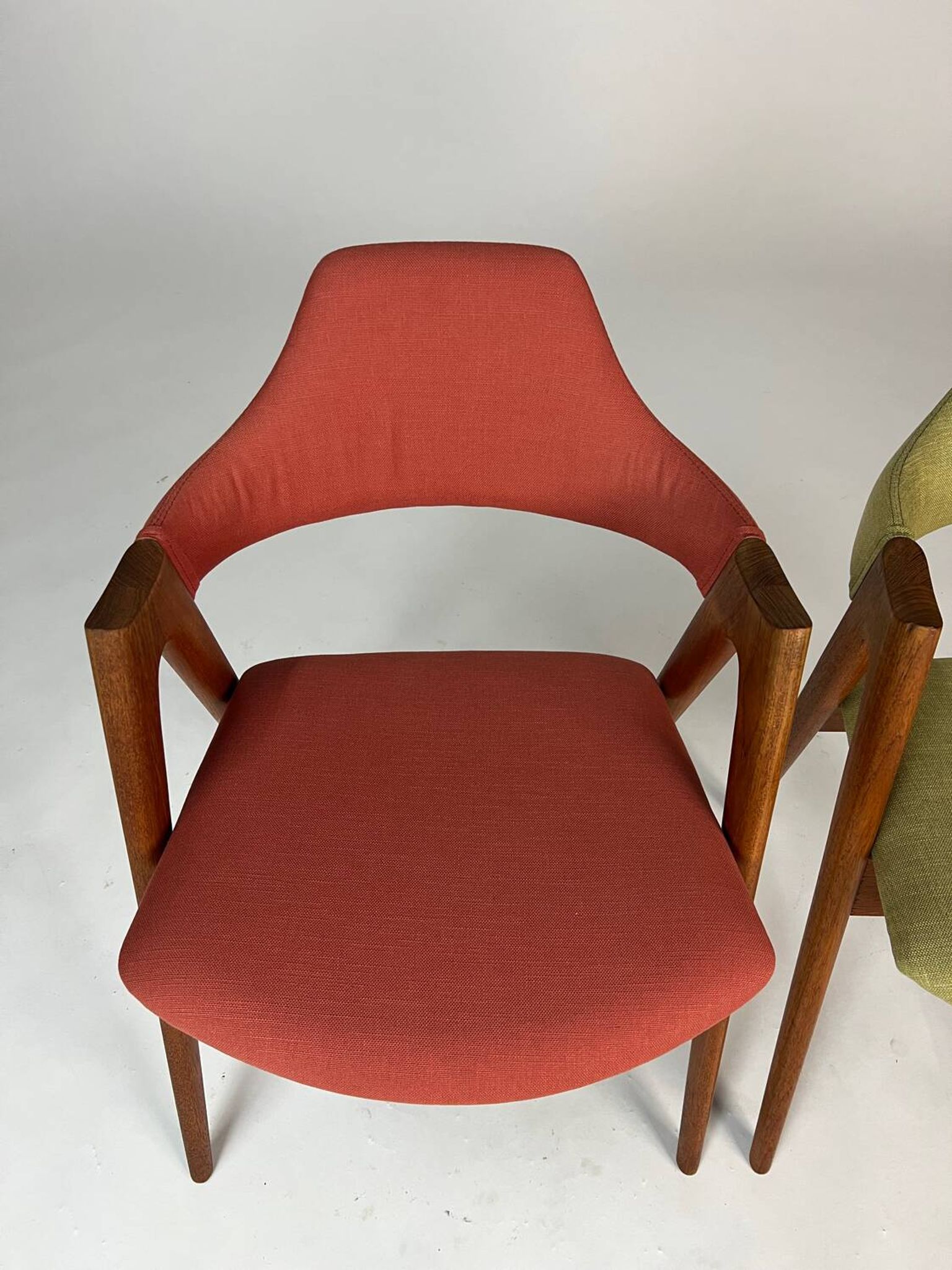 Set of two Vintage Danish Teak Compass chairs by Kai Kristiansen