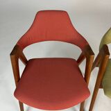 Set of two Vintage Danish Teak Compass chairs by Kai Kristiansen