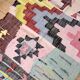 Moroccan Berber carpet Kilim Boucherouite Neuf 1, 68x1m