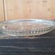 Round plate glass chiseled