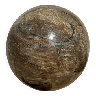 Boule en pierre fossilisé 11,5 cm