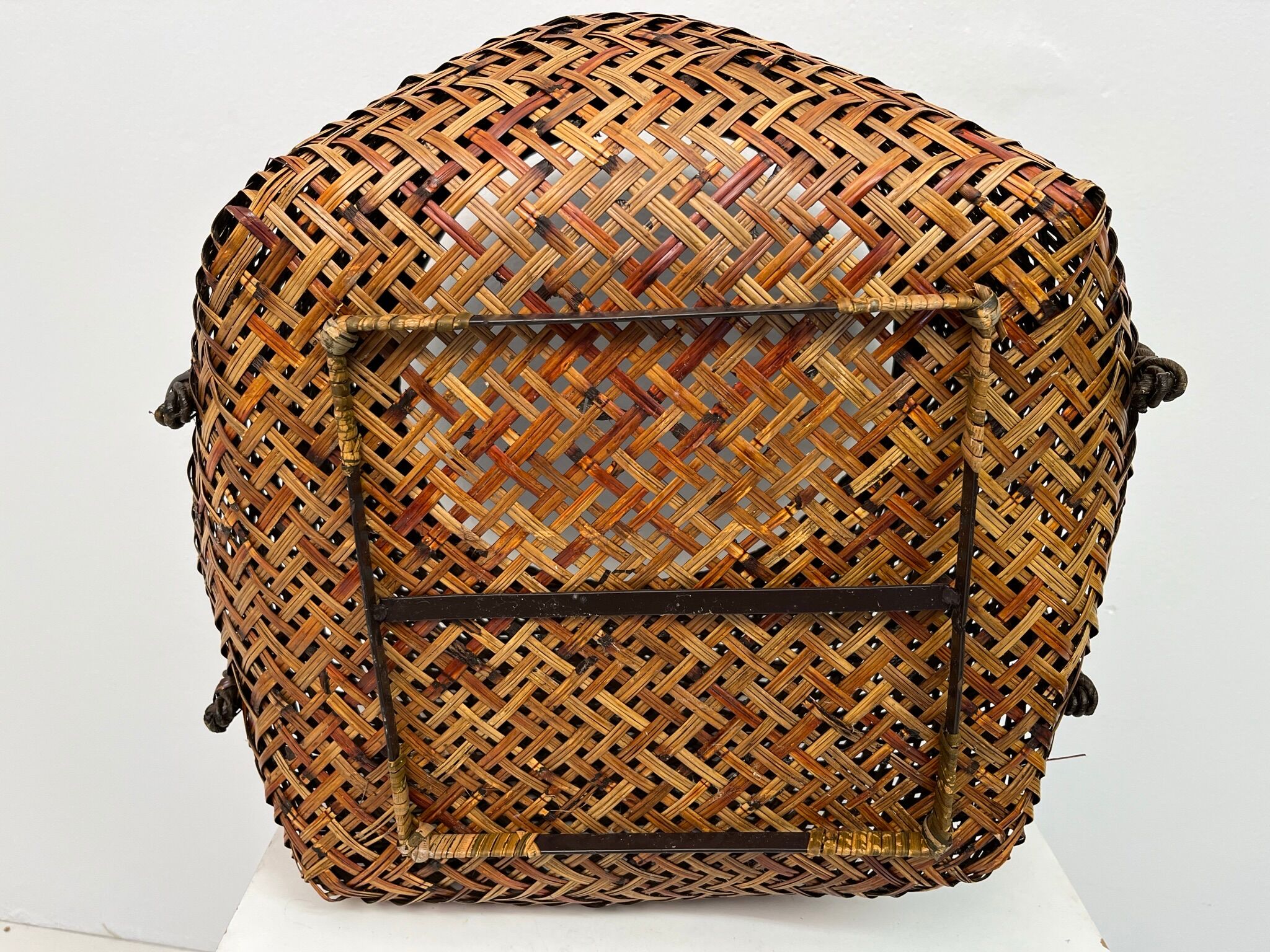 Vintage handcrafted basket