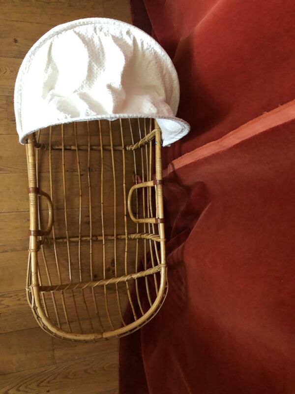 Berceau bébé osier