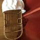 Baby wicker cradle
