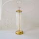 Mid-century glass and brass table lamp Bergbom B-019 Sweden 1960s