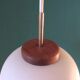 Suspension en opaline de Bent Karlby, Danemark, 1950