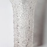 Pressed Glass Vase by Václav Hanuš / Libochovice / Czech Republic / 1970
