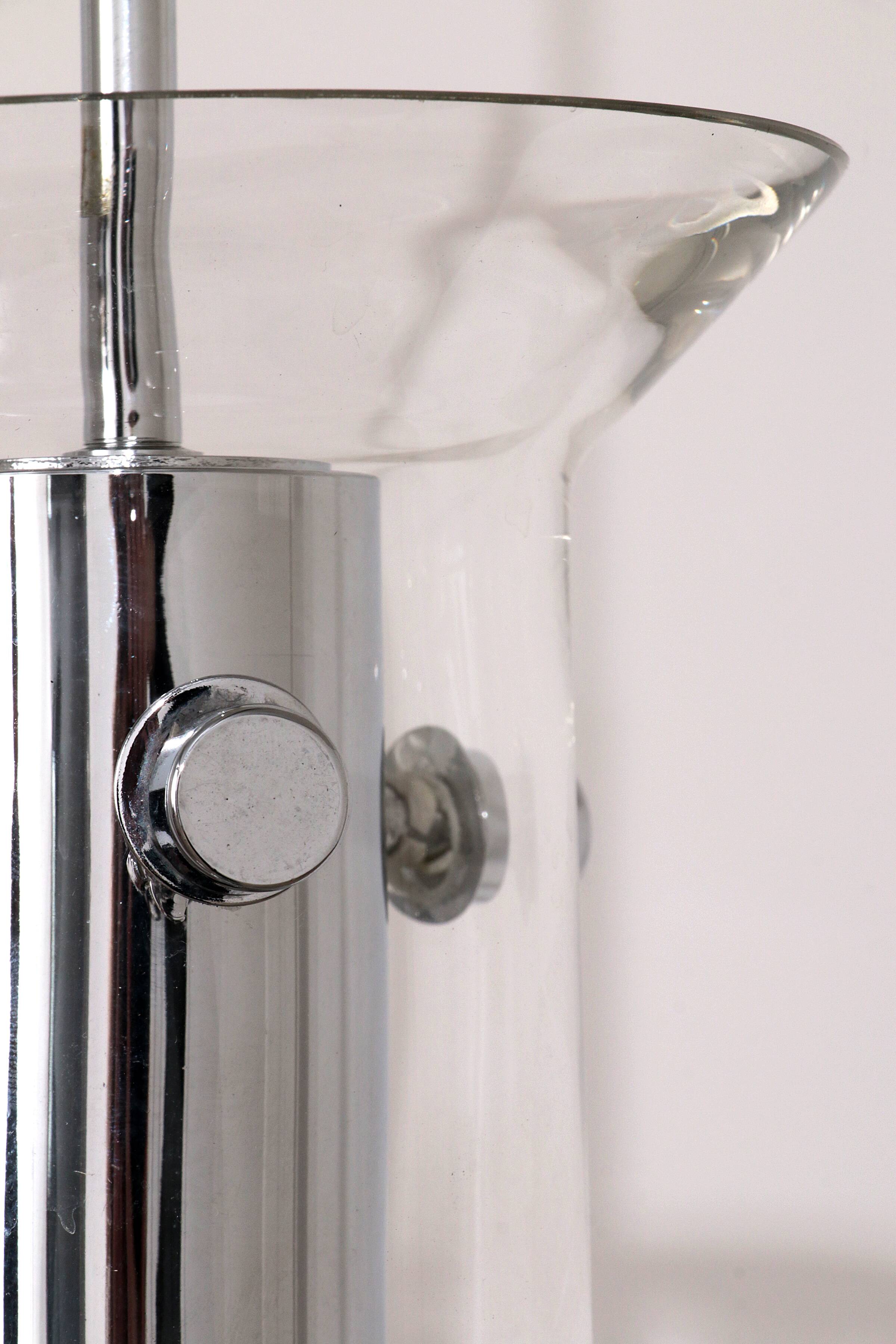 Hanging lamp Anders Pehrson Model Crystal by Atelje Lyktan, 1970s