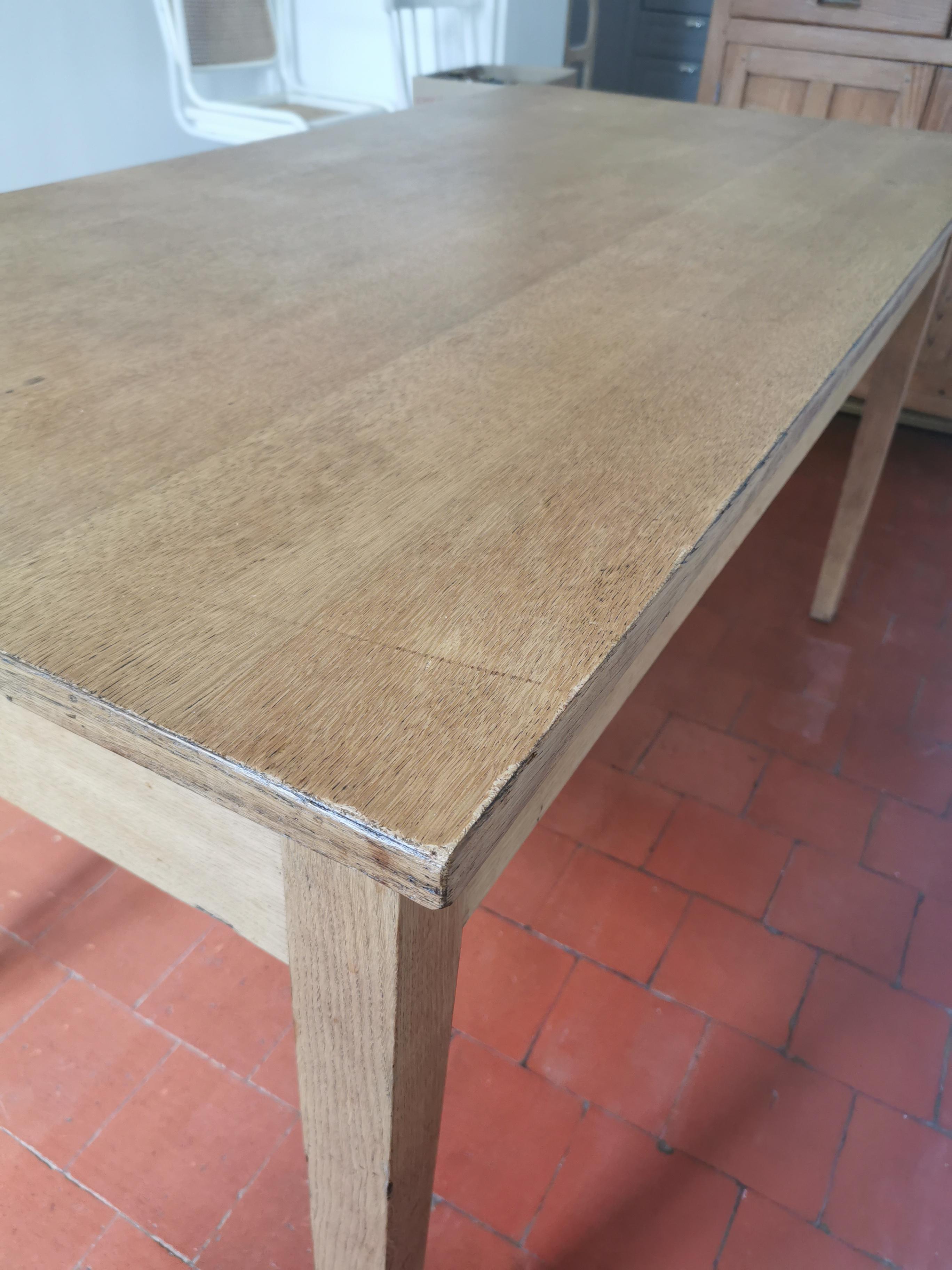Farm table oak desk 1960