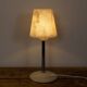 Chromed Metal And Alabaster Table Lamp, Spain, 1980's