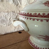 Soup tureen - fruit bowl in Saint Amandinoise ironstone
