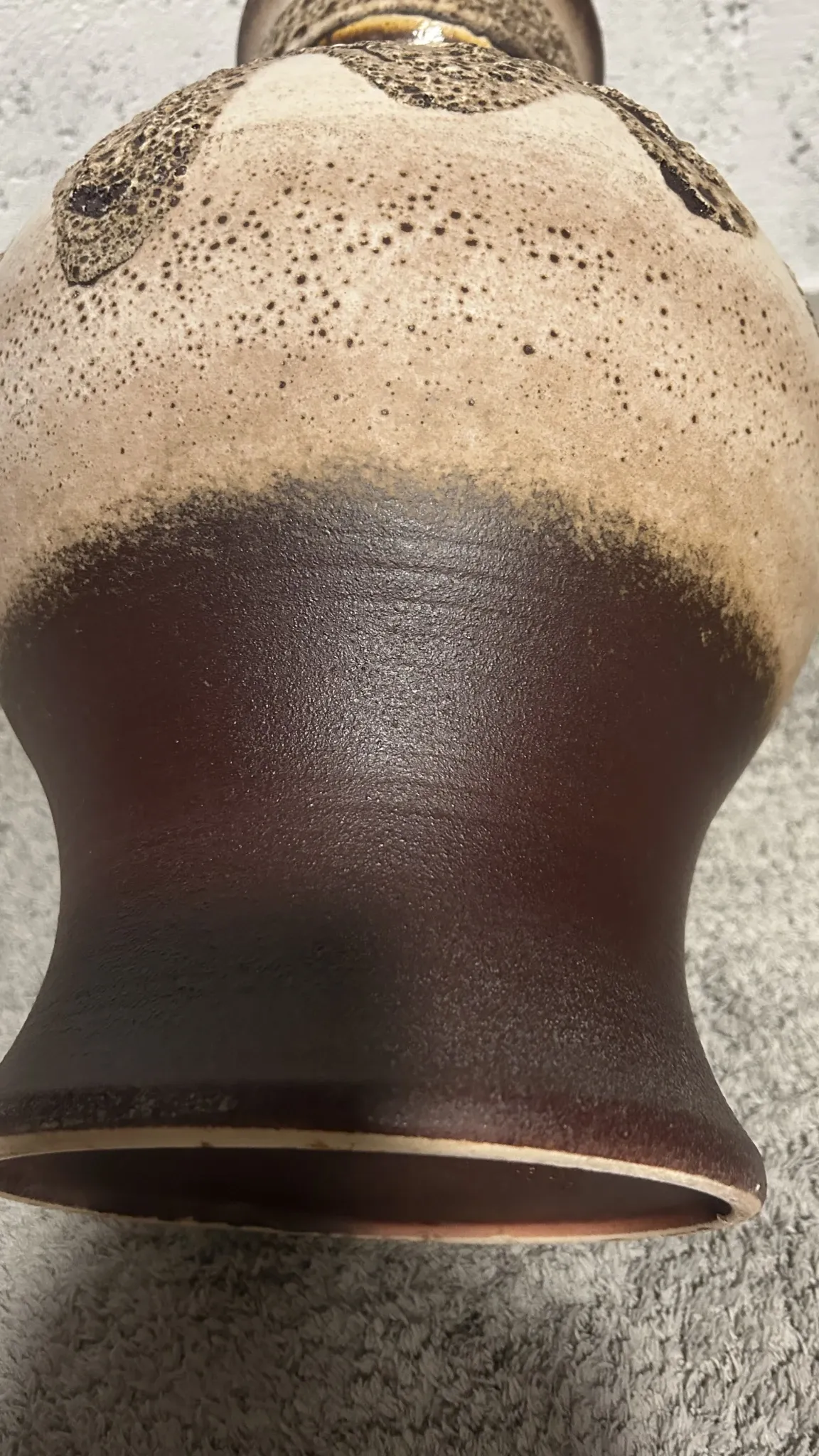 Large ceramic vase Fat Lava Dümler & Breiden 1062/46 – West Germany 1970